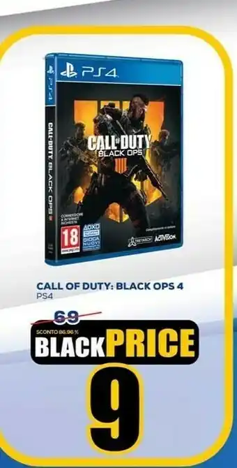 Euronics Sony PS4 Call Of Duty: Black Ops 4 offerta