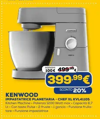 Kenwood impastatrice planetaria