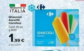 Carrefour Market Ghiaccioli offerta