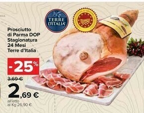 Carrefour Market Terre d'Italia Prosciutto di Parma offerta
