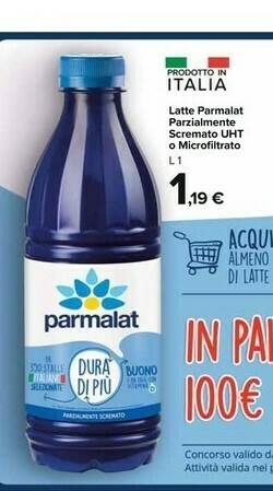 Parmalat Latte parzialmente scremato