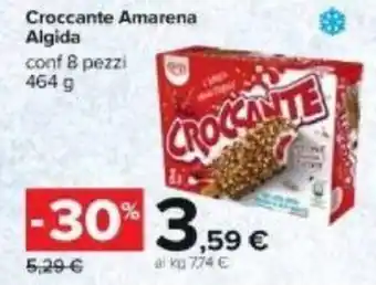 Carrefour Croccante Amarena Algida conf 8 pezzi 464 g offerta