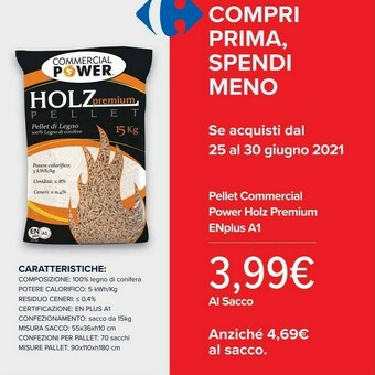 Carrefour Market Misura Pellet offerta