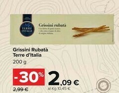 Carrefour Market Rubatà Grissini offerta