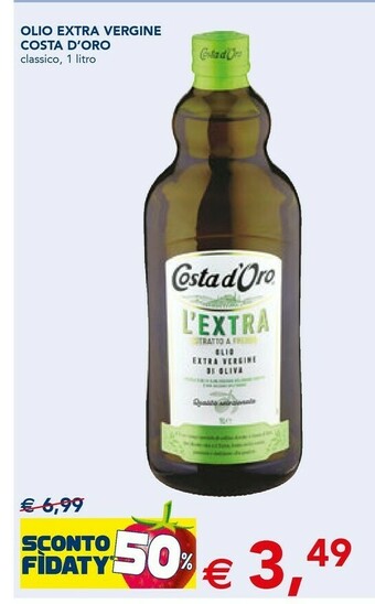 Esselunga Costa d'Oro Olio Extra Vergine L'extra 1 Litro offerta