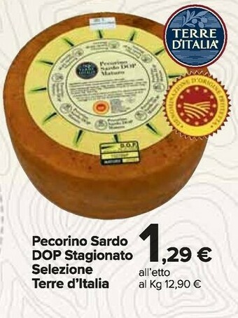 Carrefour Terre d'Italia Pecorino offerta