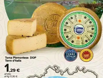 Carrefour Terre d'Italia Formaggio offerta