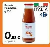 Carrefour Passata di pomodoro offerta