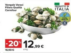 Carrefour Vongole offerta