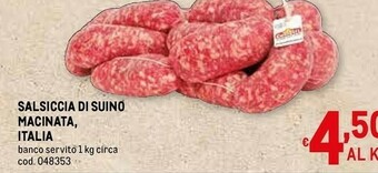 Metro Salsicce offerta