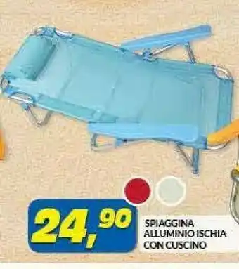 Risparmio Casa Spiaggina Alluminio Ischia Con Cuscino offerta
