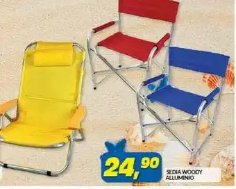 Risparmio Casa Sedia Woody Alluminio offerta
