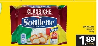Pam Mondelez Sottilette Le Originali Classiche 400 G(ml) offerta