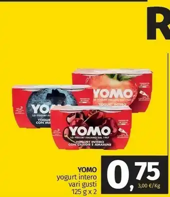 Pam Yomo Yogurt Intero Con Fragole E More 250 G(ml) offerta