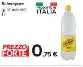 Carrefour Schweppes Gusti Assortiti 1 l offerta