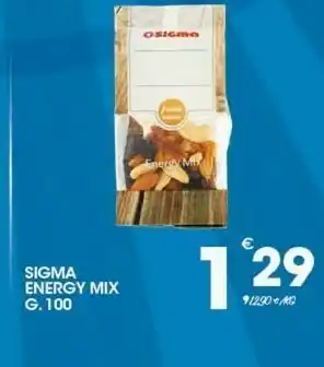 Sigma Sigma Energy Mix 100 G offerta