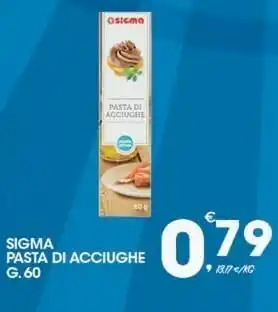 Sigma Sigma - Pasta Di Acciughe 60 G(ml) offerta