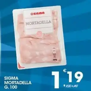 Sigma Sigma Mortadella 100 G offerta