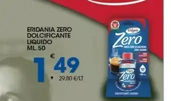 Sigma Eridania Zero Dolcificante Liquido 50 G(ml) offerta