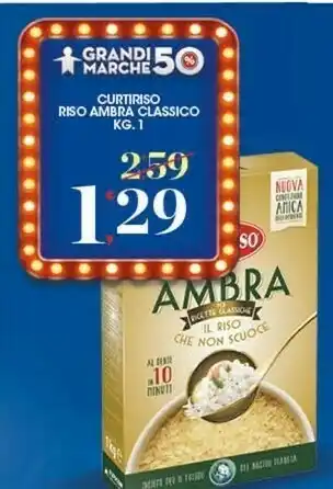 Sigma Curtiriso Riso Ambra Classico 1 Kg offerta