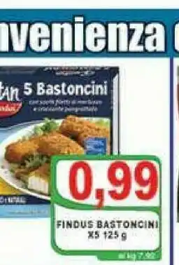 Top Supermercati Findus Bastoncini offerta