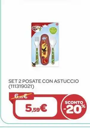 Bimbo Store Set 2 posate con astuccio offerta