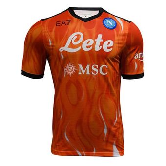 Ssc napoli maglia gara portiere arancio 2021/2022