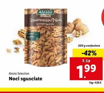 Lidl Noci sgusciate 200g offerta