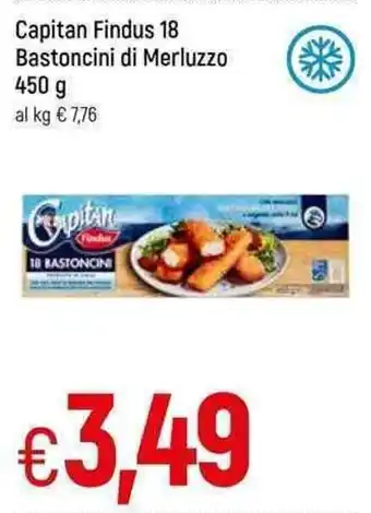 Famila Capitan Findus 18 Bastoncini di Merluzzo 450 g offerta