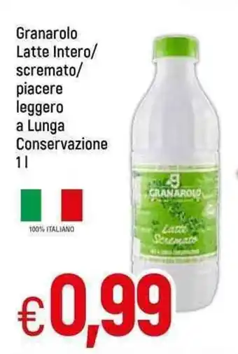 Famila Granarolo Latte Intero/scremato/piacere leggero a Lunga Conservazione 1l offerta