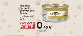 Carrefour Purina Alimento Per Gatti Gourmet Gold Gusti Assortiti 85 g offerta