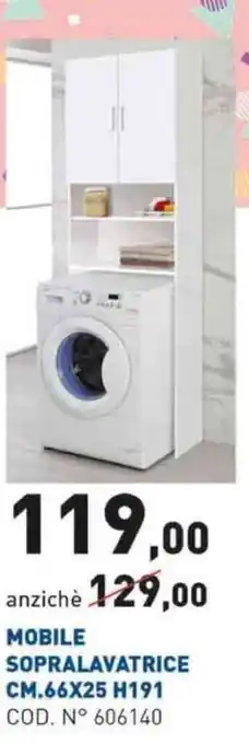 Mobile Sopralavatrice CM.66X25 H191