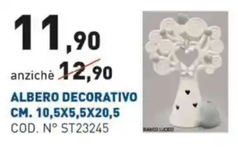 Scaramuzza Albero Decorativo CM. 10,5x5,5x20,5 offerta