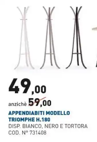 Appendiabiti Modello Triomphe H.180