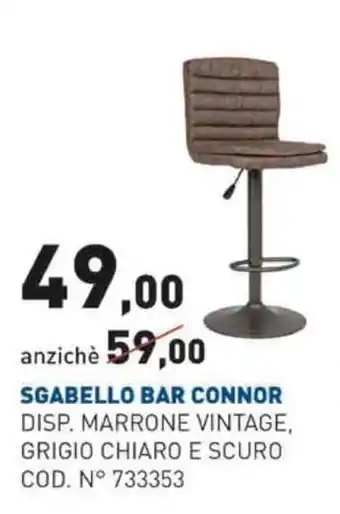Sgabello Bar Connor