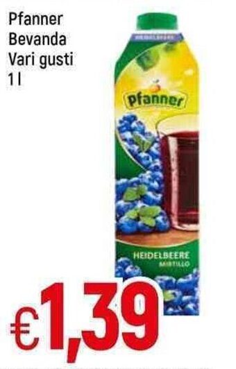 Famila Pfanner Bevanda Vari gusti 1 l offerta