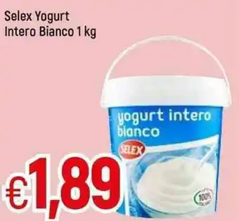 Famila Selex Yogurt Intero Bianco 1 kg offerta