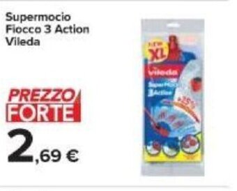 Carrefour Vileda Supermocio Fiocco 3 Action offerta