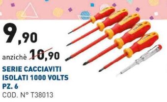 Scaramuzza Serie Cacciaviti Isolati 1000 Volts PZ.6 offerta