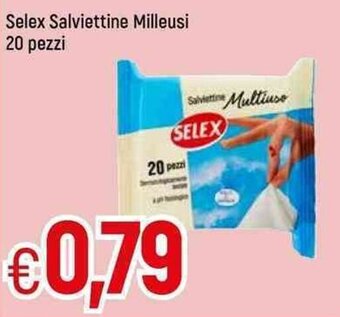 Famila Selex Salviettine Milleusi 20 pezzi offerta