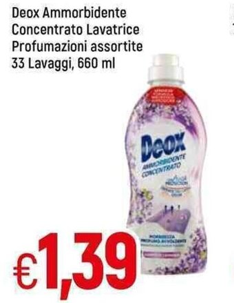 Famila Deox Ammorbidente Concentrato Lavatrice Profumazioni assortite 33 Lavaggi, 660 ml offerta