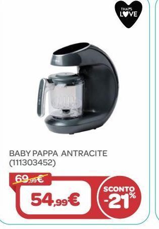 Bimbo Store Baby pappa antracite offerta