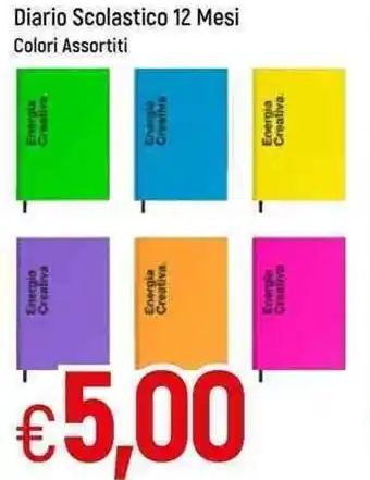 Famila Diario Scolastico 12 Mesi Colori Assortiti offerta