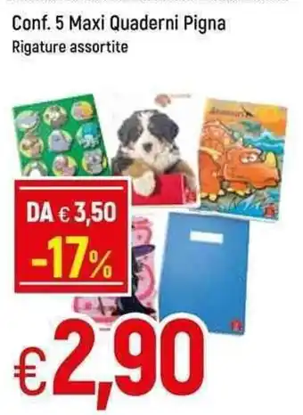 Conf. 5 Maxi Quaderni Pigna