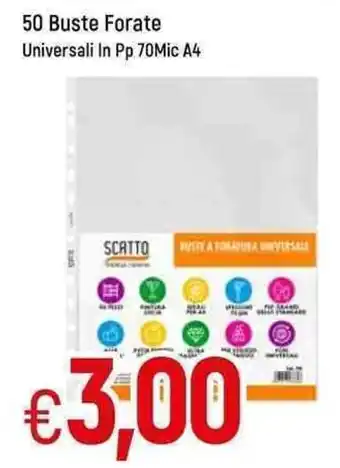 Famila 50 Buste Forate offerta