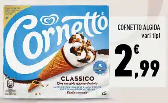 Conad Algida Cornetto vari tipi offerta