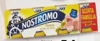 Conad Nostromo Tonno All'Olio Di Oliva 8x70 g offerta