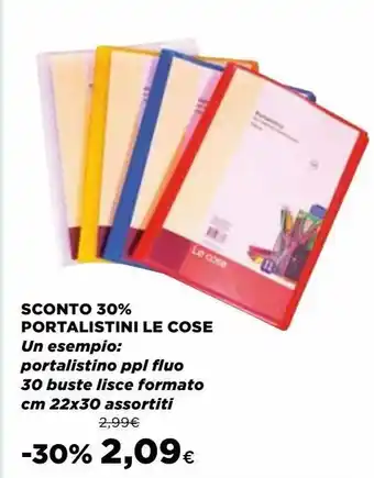 Ipercoop Portalistini le cose offerta