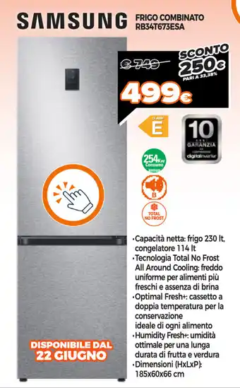 Expert Di Lella Samsung Frigo Combinato RB34T673ESA offerta