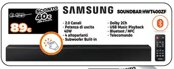 Expert Di Lella Samsung Soundbar HWT400ZF offerta